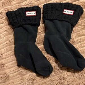 Hunter Fleece Black Boot Liners